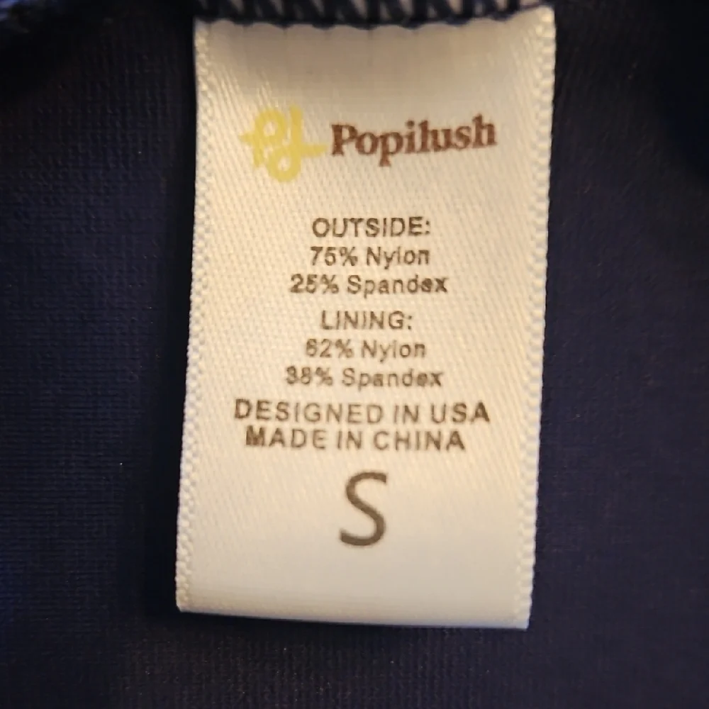 Chic Navy Midi Dress - Picture 5 of 5